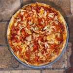 Pizza con pollo