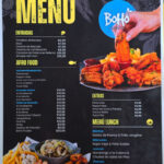 Menu Boho Food Town