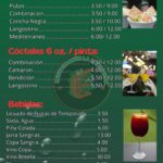 Menú La Bendición